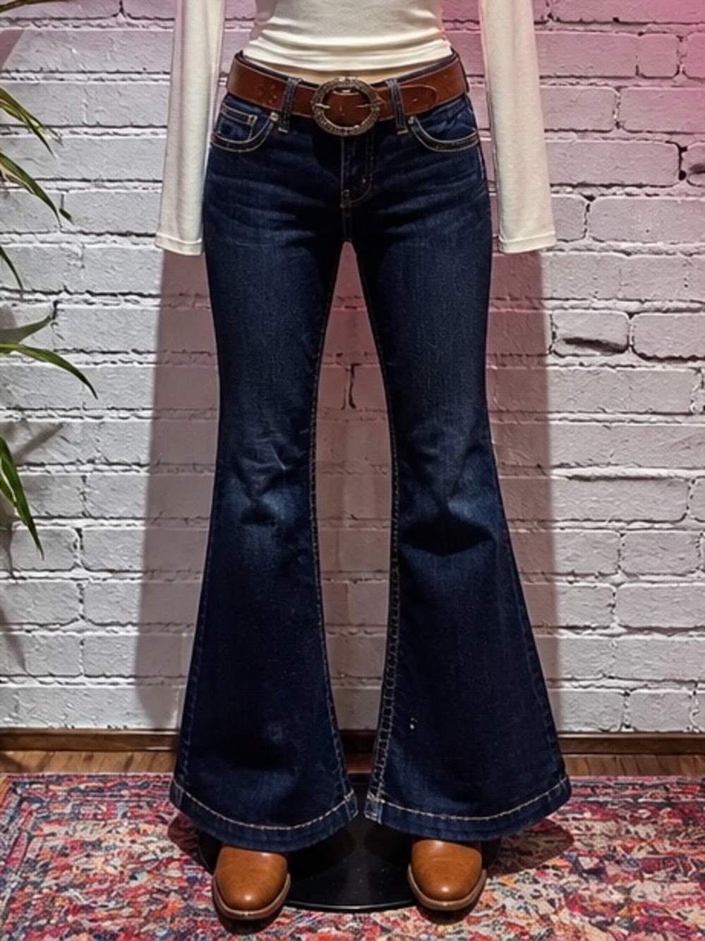 Silver Jeans Dark Indigo Flare Jeans